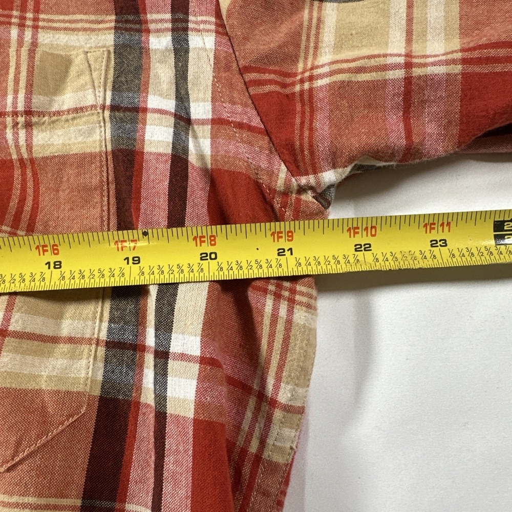 Pendleton Seaside Short Sleeve Shirt Mens Large Plaid Multicolor M Button Down - Picture 4 of 7
